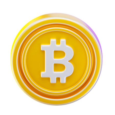 ビットコイン  3D Icon