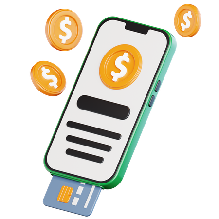 Banking App  3D Icon