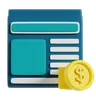 Banking Document With Dollar Sign