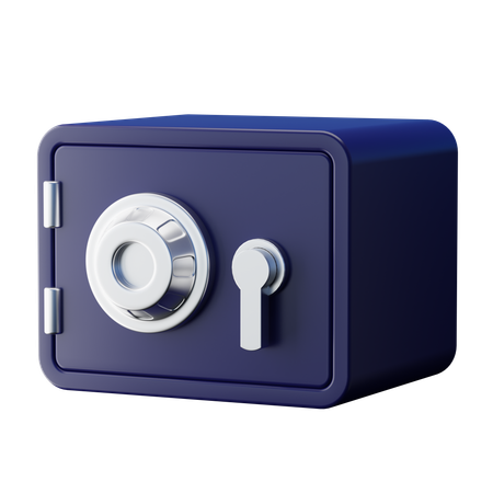 Banking Money Safe Vault  3D Icon