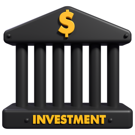 Bankinvestition  3D Icon