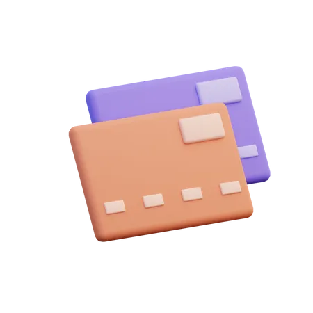 Bankkarten  3D Illustration