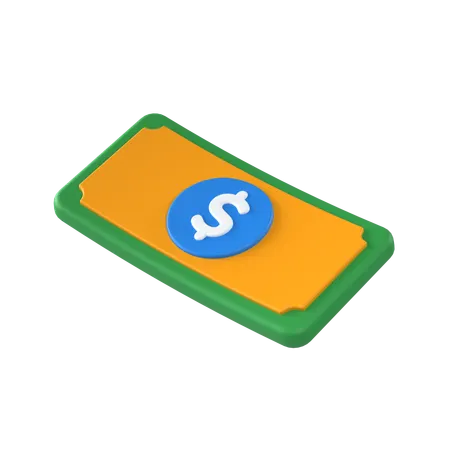 Banknote 3D Icon