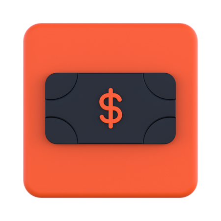 Banknote  3D Icon