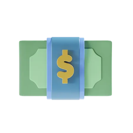 Banknote Bundles 3 D Icon 3D Icon