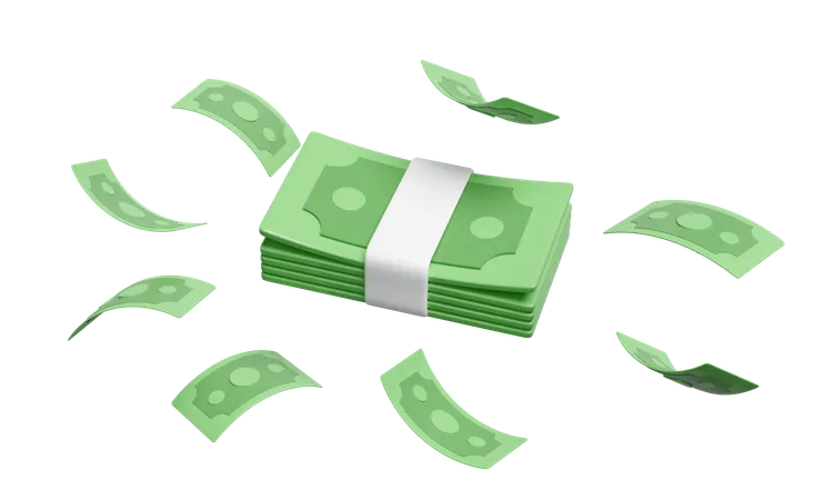 Banknote Stack  3D Icon
