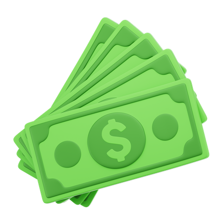 Banknoten  3D Icon