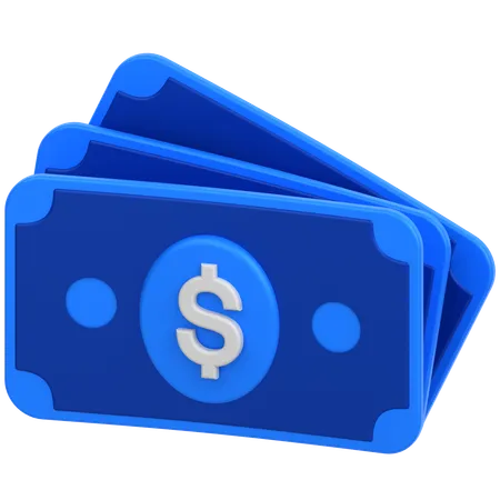 Banknoten  3D Icon