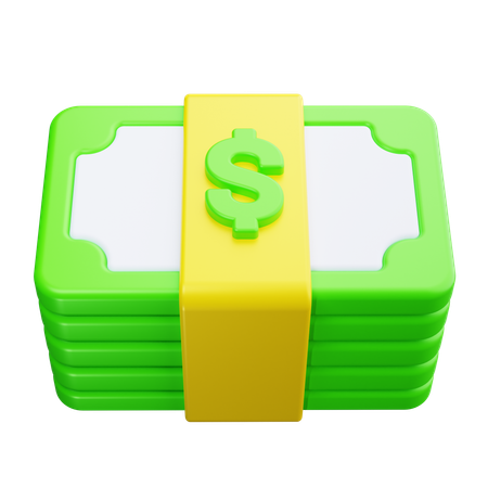 Banknoten  3D Icon