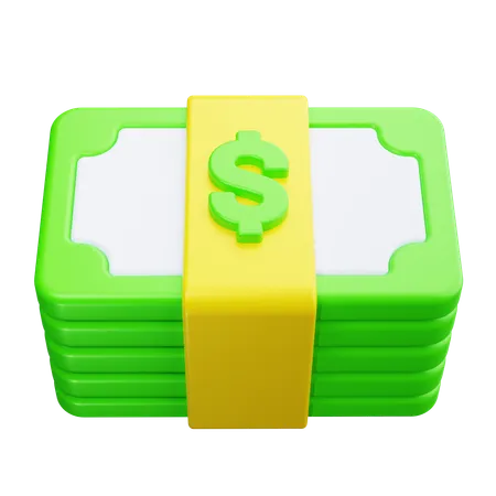 Banknoten  3D Icon