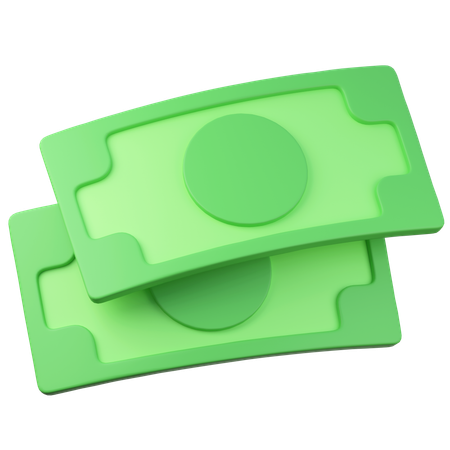 Banknoten  3D Icon