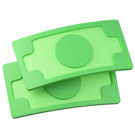 Banknoten  3D Icon