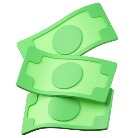 Banknoten  3D Icon