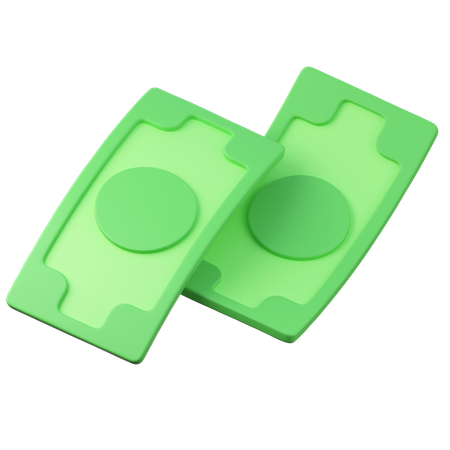 Banknoten  3D Icon