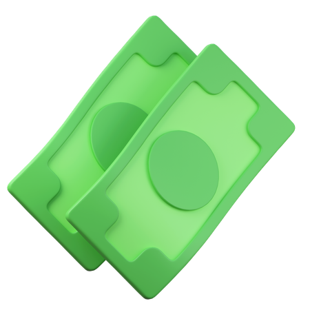 Banknoten  3D Icon