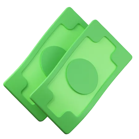 Banknoten  3D Icon