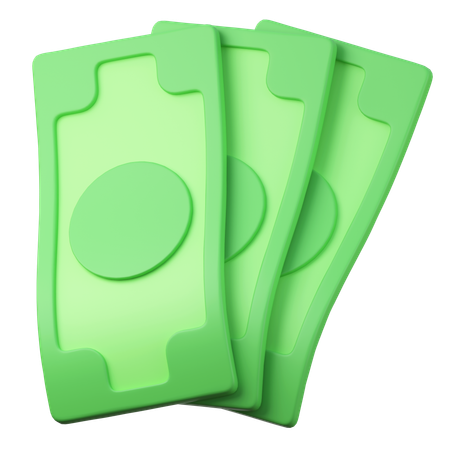 Banknoten  3D Icon