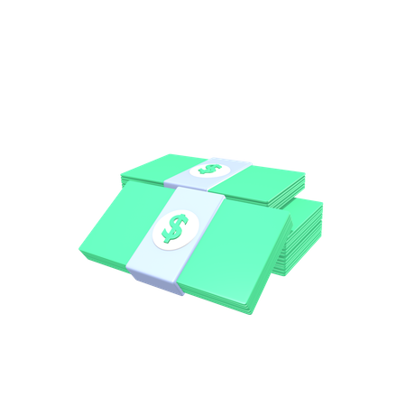 Banknoten  3D Illustration