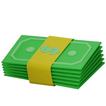 Banknoten  3D Illustration