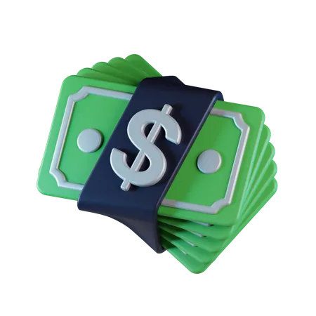 Banknoten  3D Icon