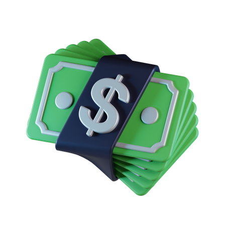 Banknotes  3D Icon