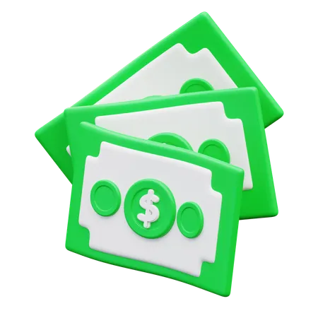 Banknotes  3D Icon