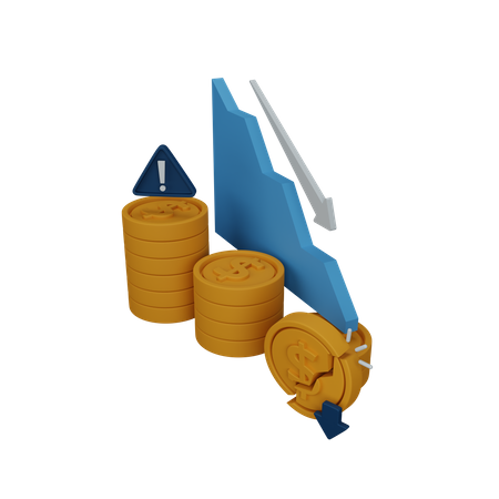 Bankrupt  3D Icon