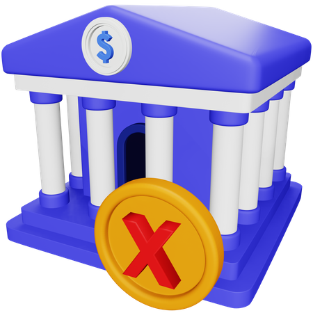 Bankrupt  3D Icon