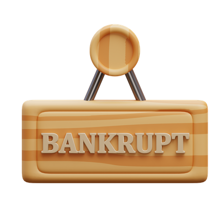 Bankrupt Board  3D Icon