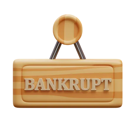 Bankrupt Board  3D Icon