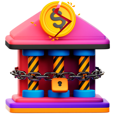 Bankruptcy  3D Icon