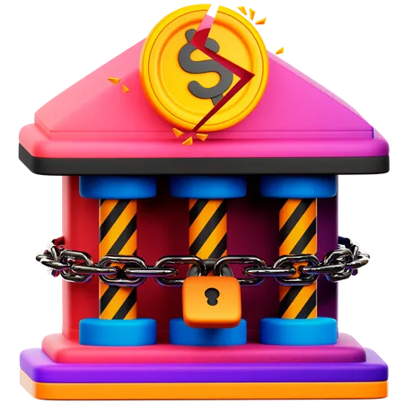 Bankruptcy 3D Icon
