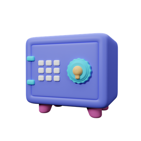 Bankschließfach  3D Icon