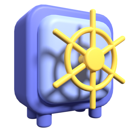 Bankschließfach  3D Icon