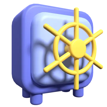 Bankschließfach  3D Icon