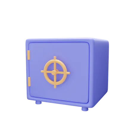 Bankschließfach  3D Icon