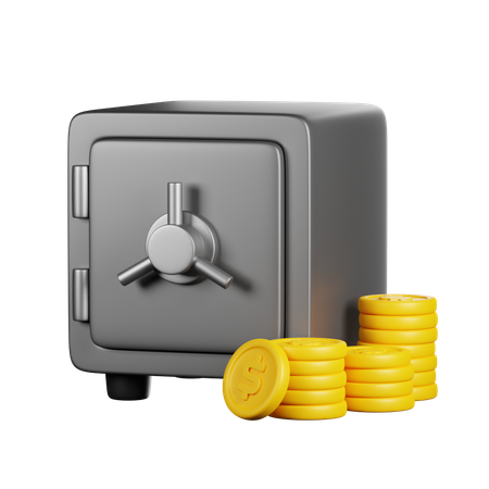 Bankschließfach  3D Icon