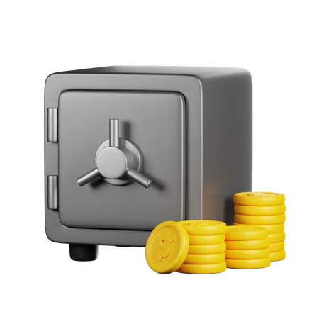 Bankschließfach  3D Icon