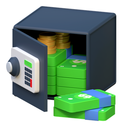 Bankschließfach  3D Icon