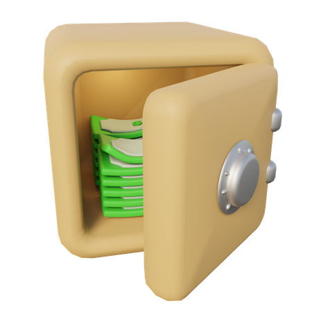 Bankschließfach  3D Icon