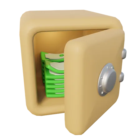 Bankschließfach  3D Icon