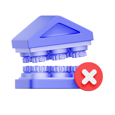 Bankschließung  3D Icon