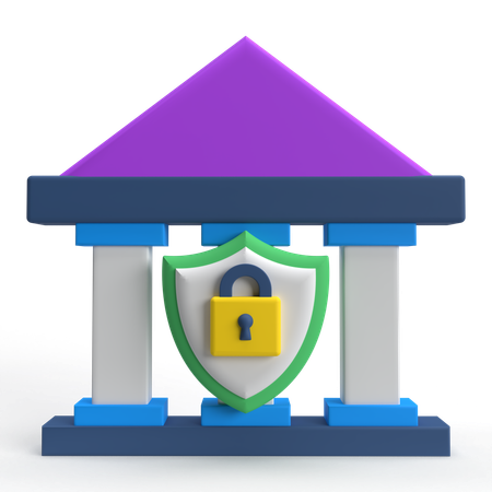 Banksicherheit  3D Icon