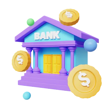Banksparen 3 D Illustration 3D Icon