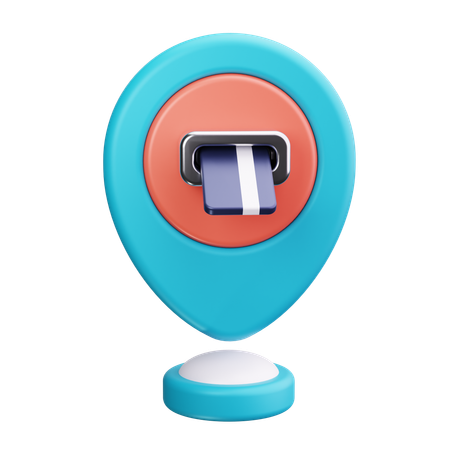 Bankstandort  3D Icon