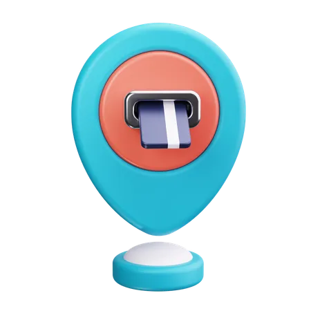 Bankstandort  3D Icon