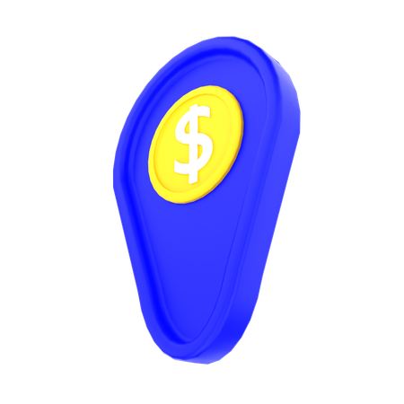 Bankstandort  3D Icon