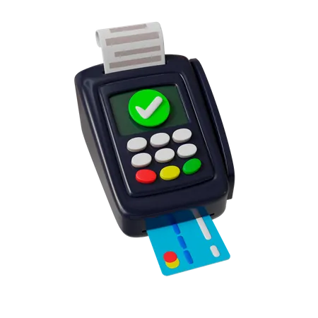 Bankterminal  3D Icon