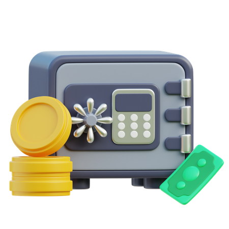 Bank Tresor  3D Icon