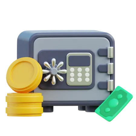 Bank Tresor  3D Icon